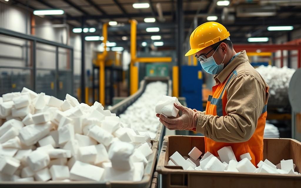 Styrofoam recycling