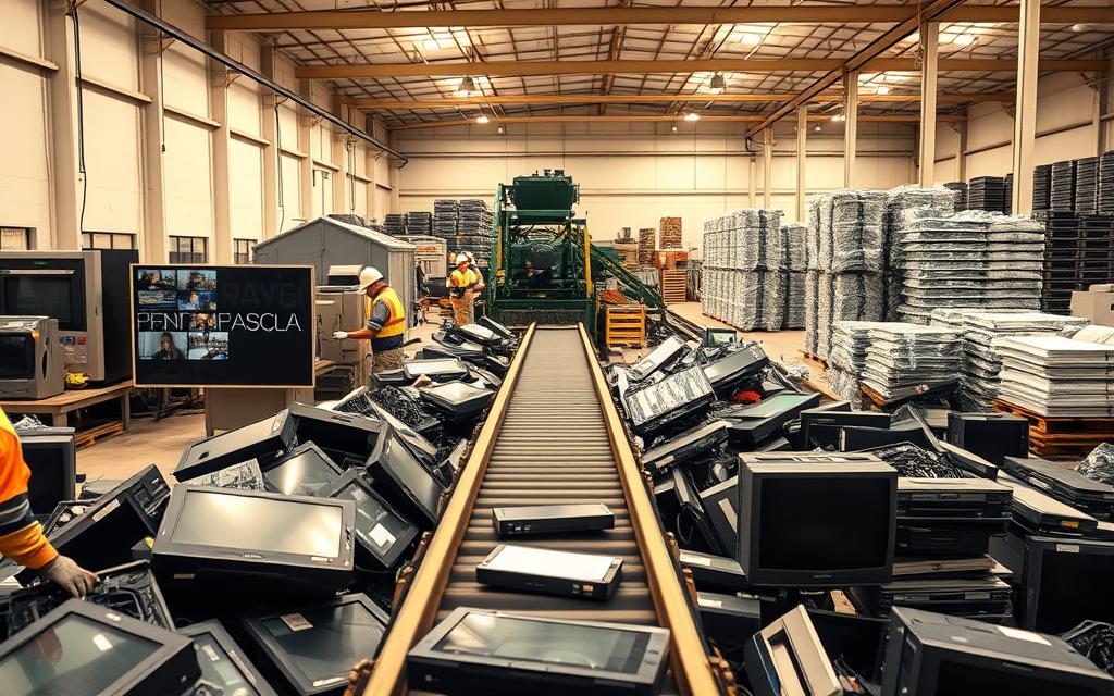 TV recycling process