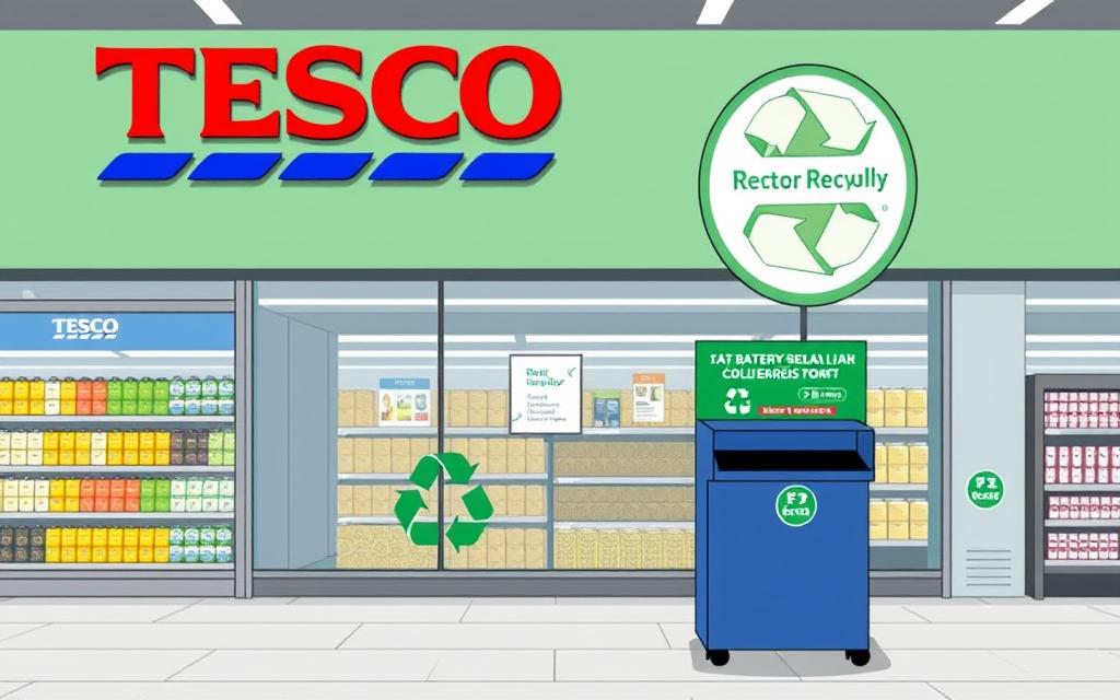 battery recycling tesco