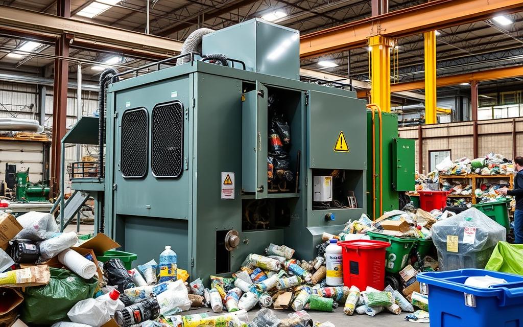 commercial recycling compactors