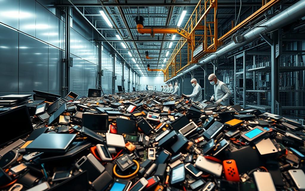 electronic recycling process
