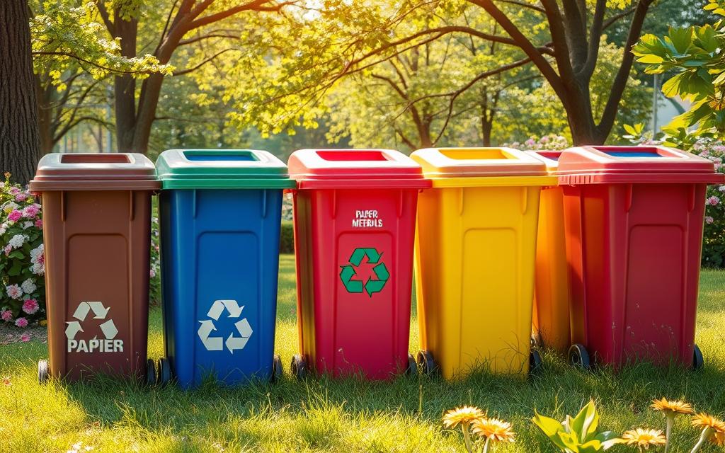 free recycling bins