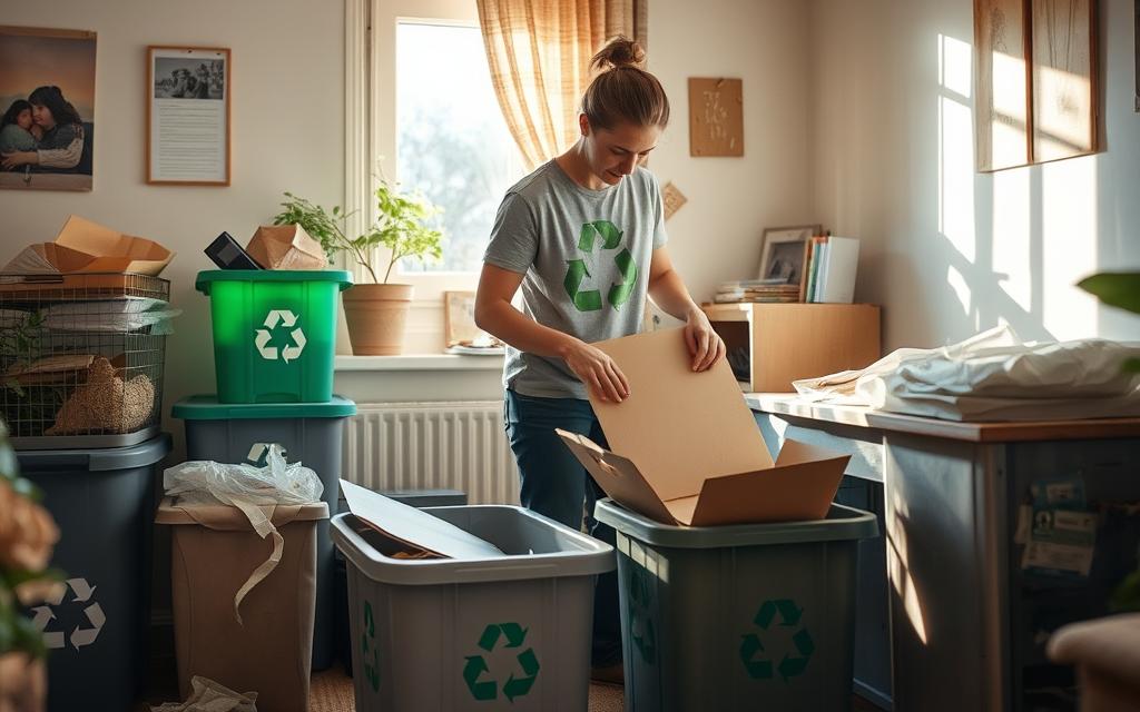 home cardboard recycling options