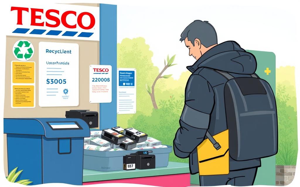 how to recycle printer cartridges at tesco