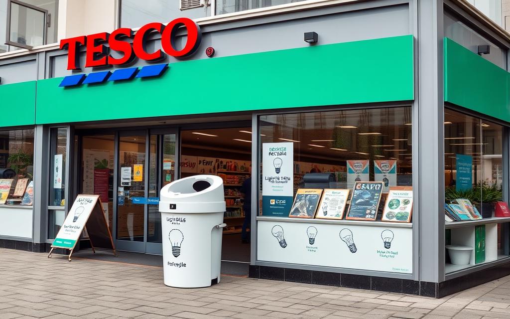 recycle light bulbs tesco