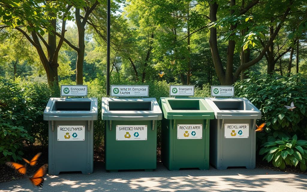 recycle shredded paper locations