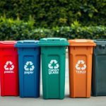 recycling bins at tesco
