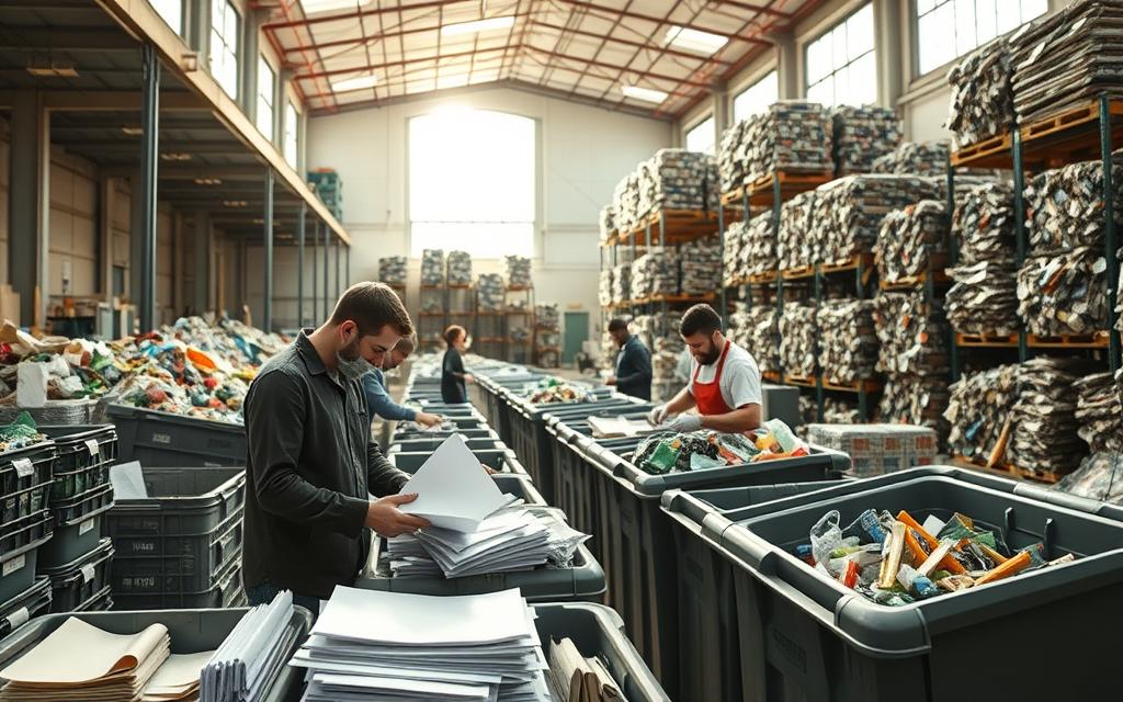 recycling center preparation