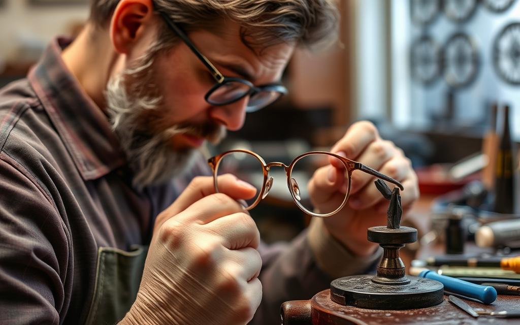 reglaze old glasses frames