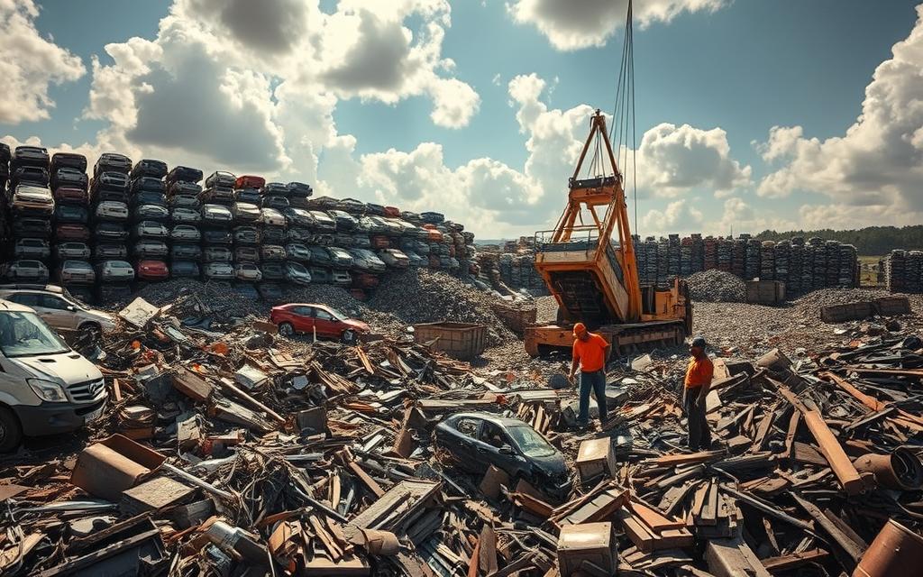 scrap metal recycling preparation