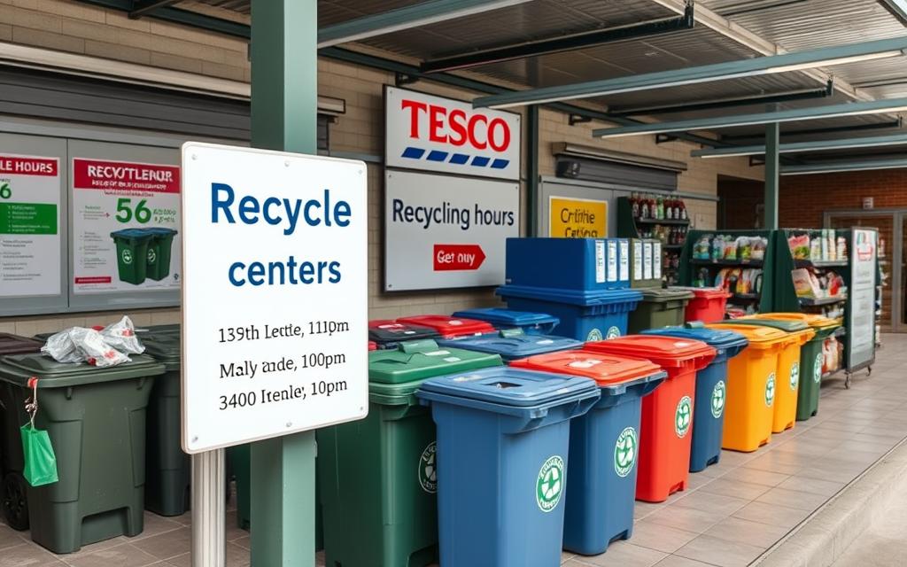 tesco recycling centre opening times