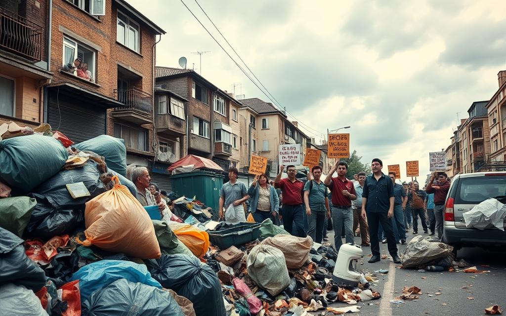 waste collection strike