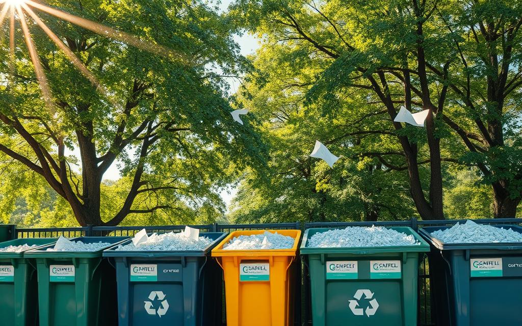 where do i recycle shredded paper
