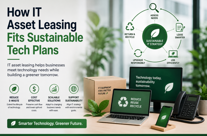 How IT Asset Leasing Fits Sustainable Tech Plans