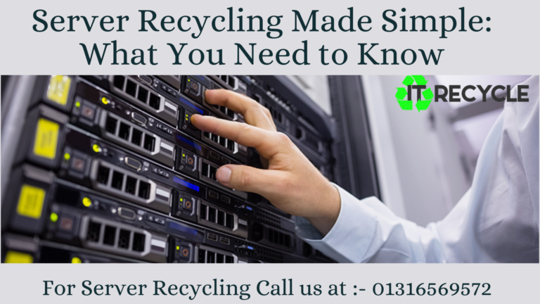 Server Recycling Made Simple: What You Need to Know